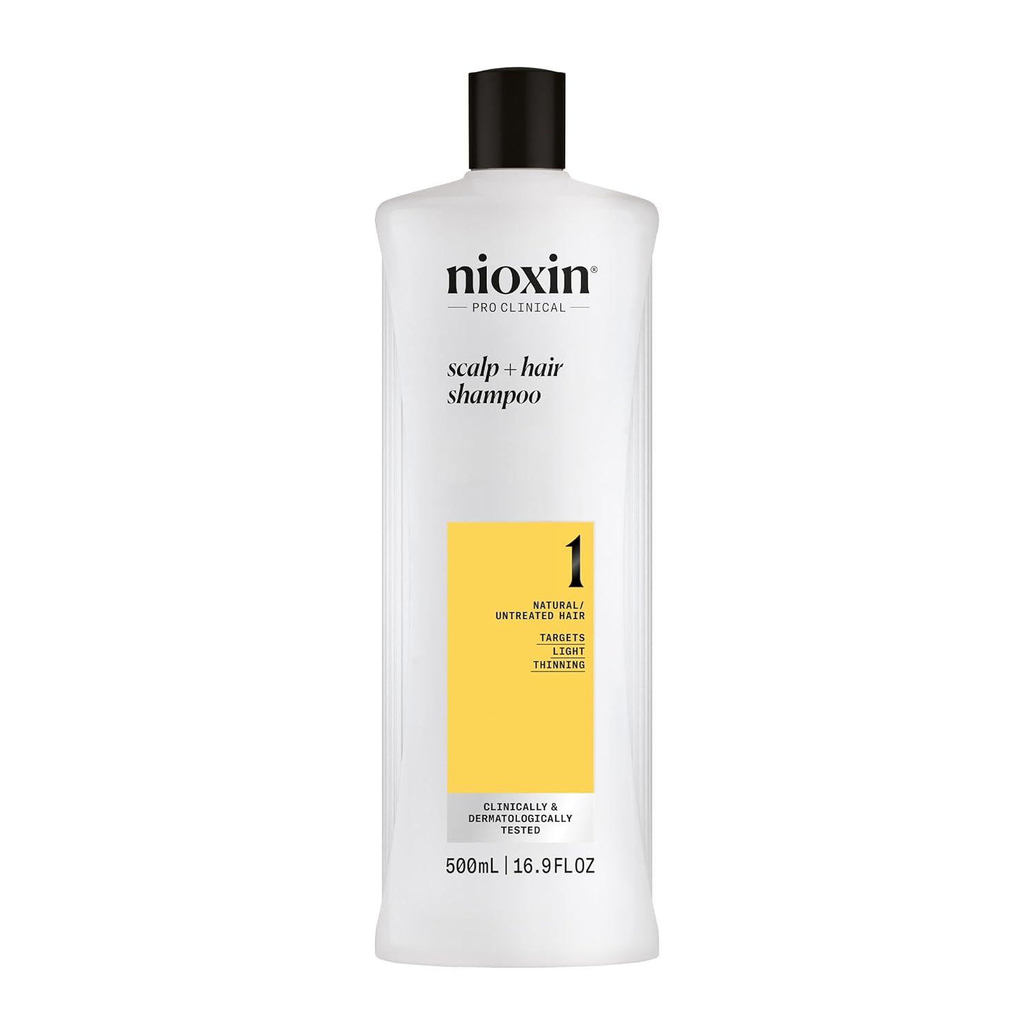 Nioxin System 1 Scalp + Hair Thickening Shampoo | For Natural Hair with Light Thinning | Strengthen Against Breakage with Niacinamide & Biotin