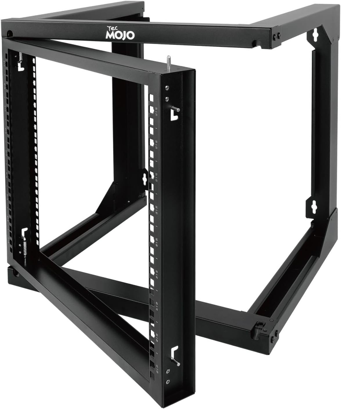 Tecmojo 9U Wall Mount Rack, Server Rack, Open Frame Server Rack, Network Rack for 19inch Computer/AV/Data/IT/Media Equipment, 18inch Depth, Swing Gate (9U/18inch Depth)