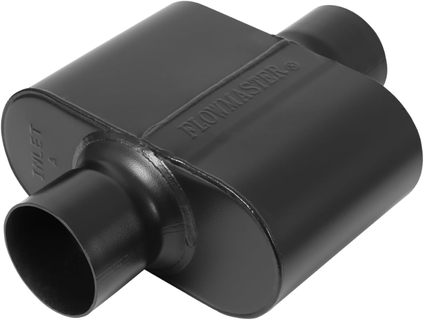 Flowmaster Super 10 Series Chambered Muffler – 3.00” Center In / 3.00” Center Out – Race-Inspired Sound – 409 Stainless Steel – Ideal for Muscle Cars, LS Swaps, Drag Cars & Off-Road Build (843015)