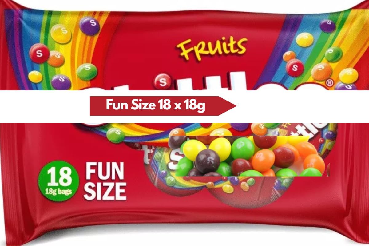 skittlezz Fun Size 18x18g - 1 Pack 324g