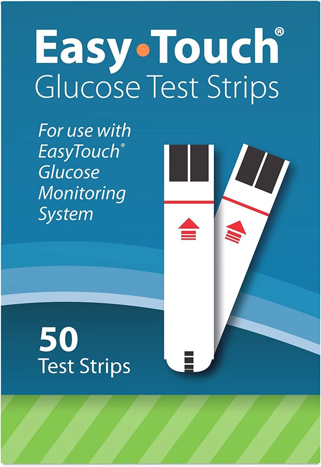 Easy Touch Blood Glucose Test Strips - 50 ct, Pack of 6