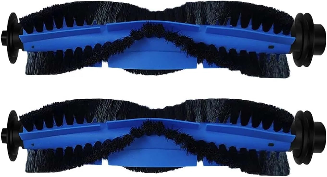 Vacuum attachment Compatible With Ecozy RV-SG250B Robot Vacuum Cleaner Roller Main Brush Edge Spin Side Brush Accessory Replacerment Part(Set B)
