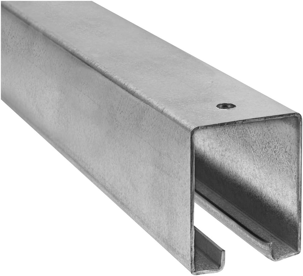 National Hardware N105-726 5116 Plain Box Rail in Galvanized, 8'