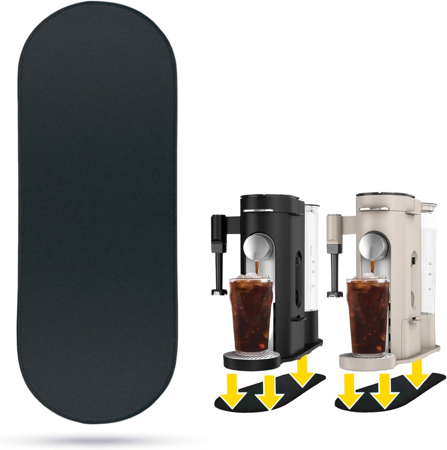 Sliding Pad for Ninja Single Serve Coffee Maker PB051 and PB041,Fast Sliding and Anti-Slip Base,Accessories Fit for Ninja Coffee Machine