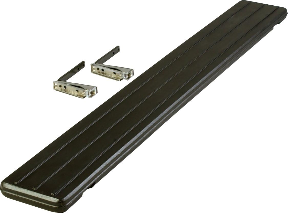 Carlisle FoodService Products Six Star Food Bar Tray Slide for Catering, Buffets, Restaurants, Polyethylene (Pe), 6 Feet, Black