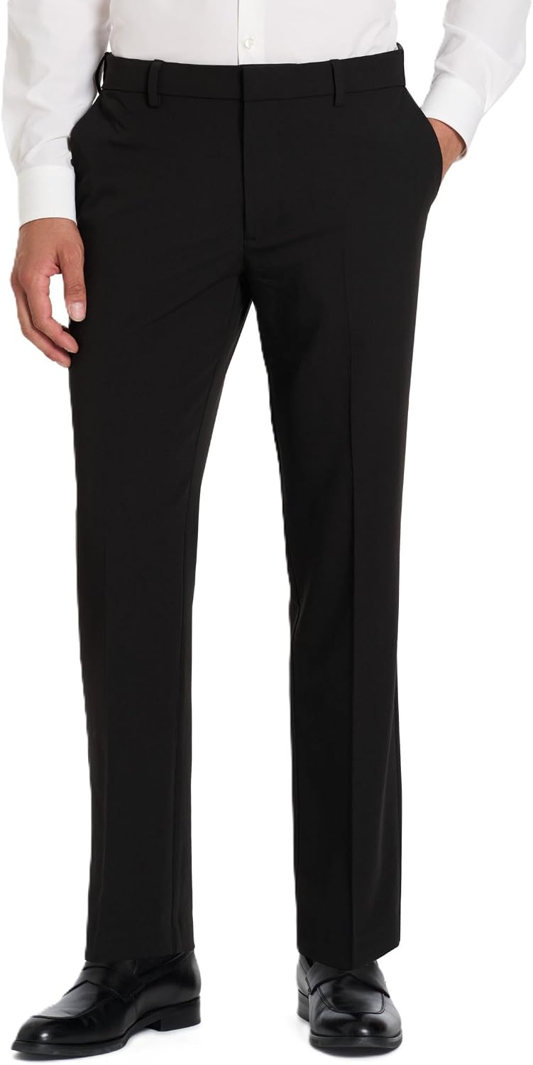 Van Heusen Men's Flex Flat Front Straight Fit Pant