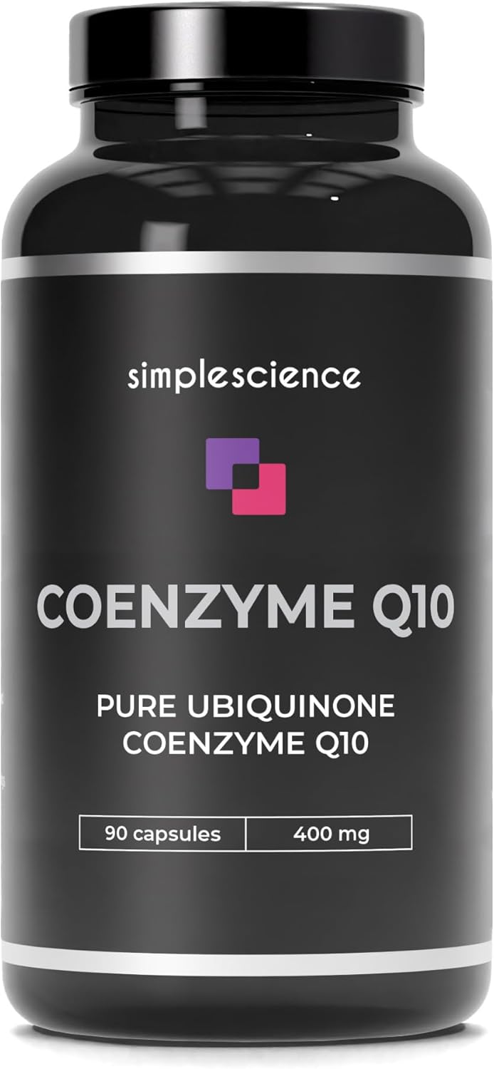 Ultra Pure CoQ10 400MG | 90 Servings | >99% Ubiquinone Coenzyme Q10 | High Strength Antioxidant Supplement | Lab Tested | Naturally Fermented | UK-Manufacture, GMP and Non-GMO