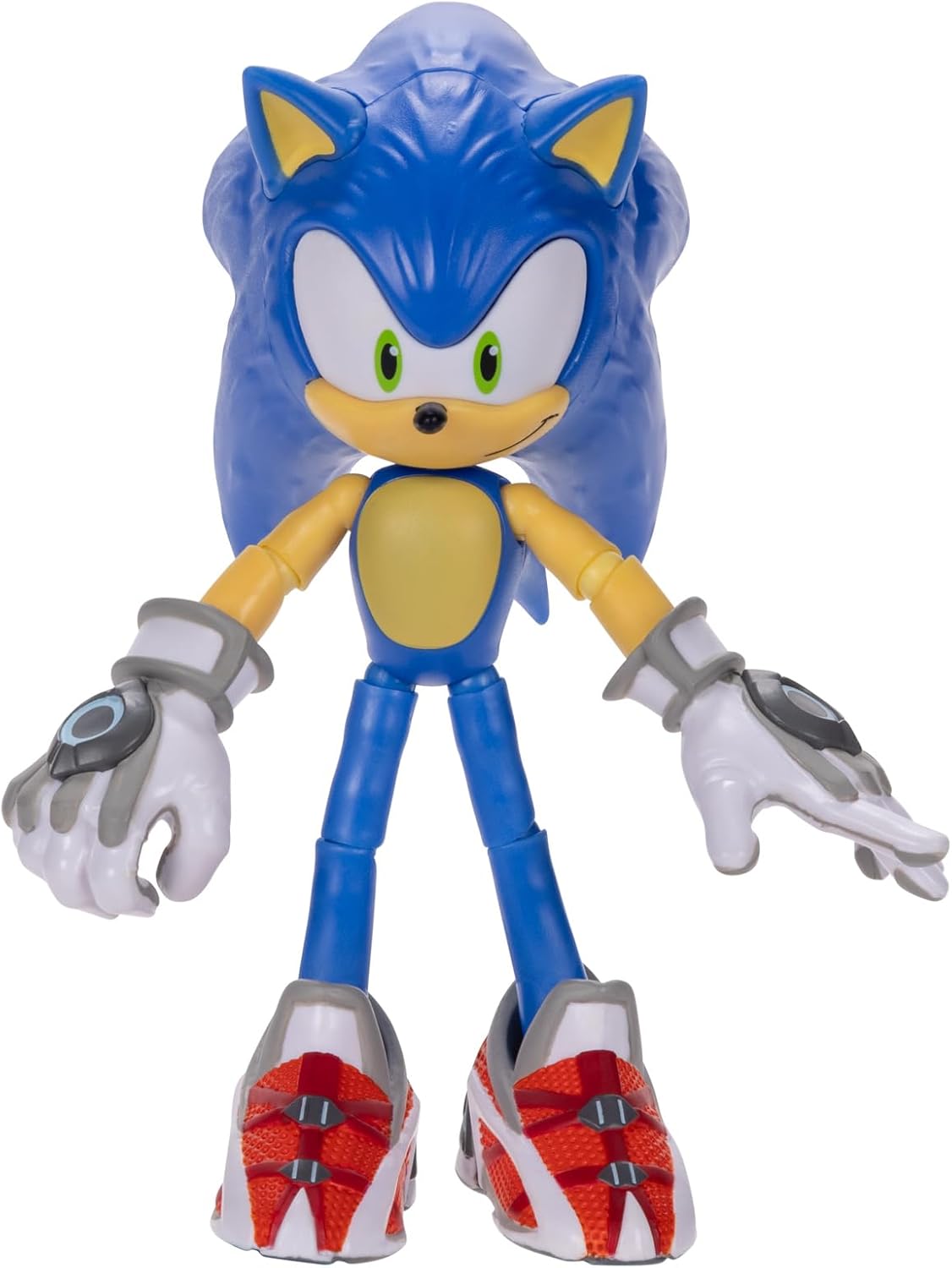 Sonic Prime 5" Sonic Articulated Action Figure. Perfect For Any Fan. Collect The Whole Troupe with Mr.Dr.Eggman, Tails Nine and Thorn Rose Available Too!