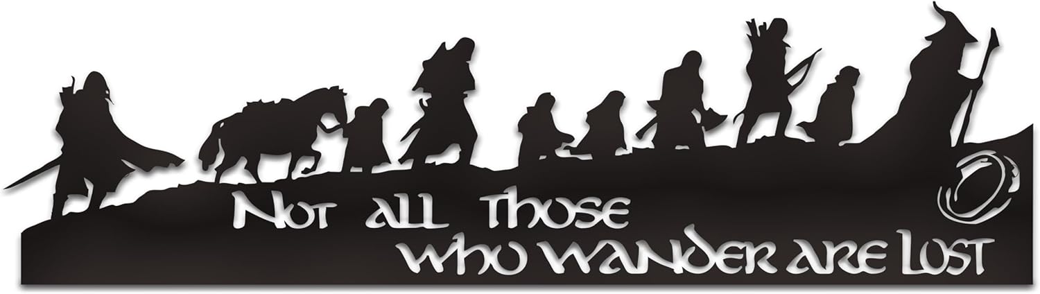 Aimery Unique metal wall decoration, character silhouette wall art, famous movie scene decoration art, the best gift for him, black