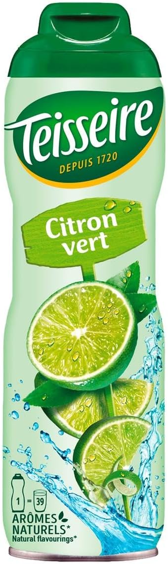 Lime (Citron Vert) Teisseire all natural Lime (Citron Vert) Syrup 600 ml 20.3oz, One by Teisseire [Foods]