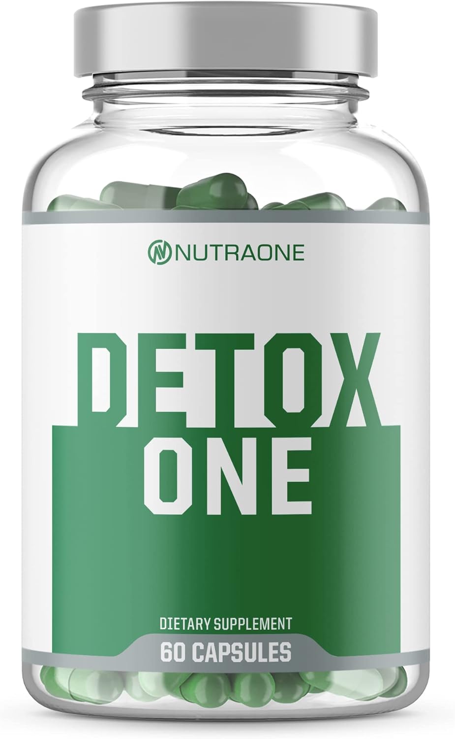 NutraOne DetoxOne 30​ Day Extra Strength Detox Cleanse Supports Healthy Digestive Function And Weight Loss| Promotes Detoxification, Increases Energy​ & Improves Nutrient Absorption*