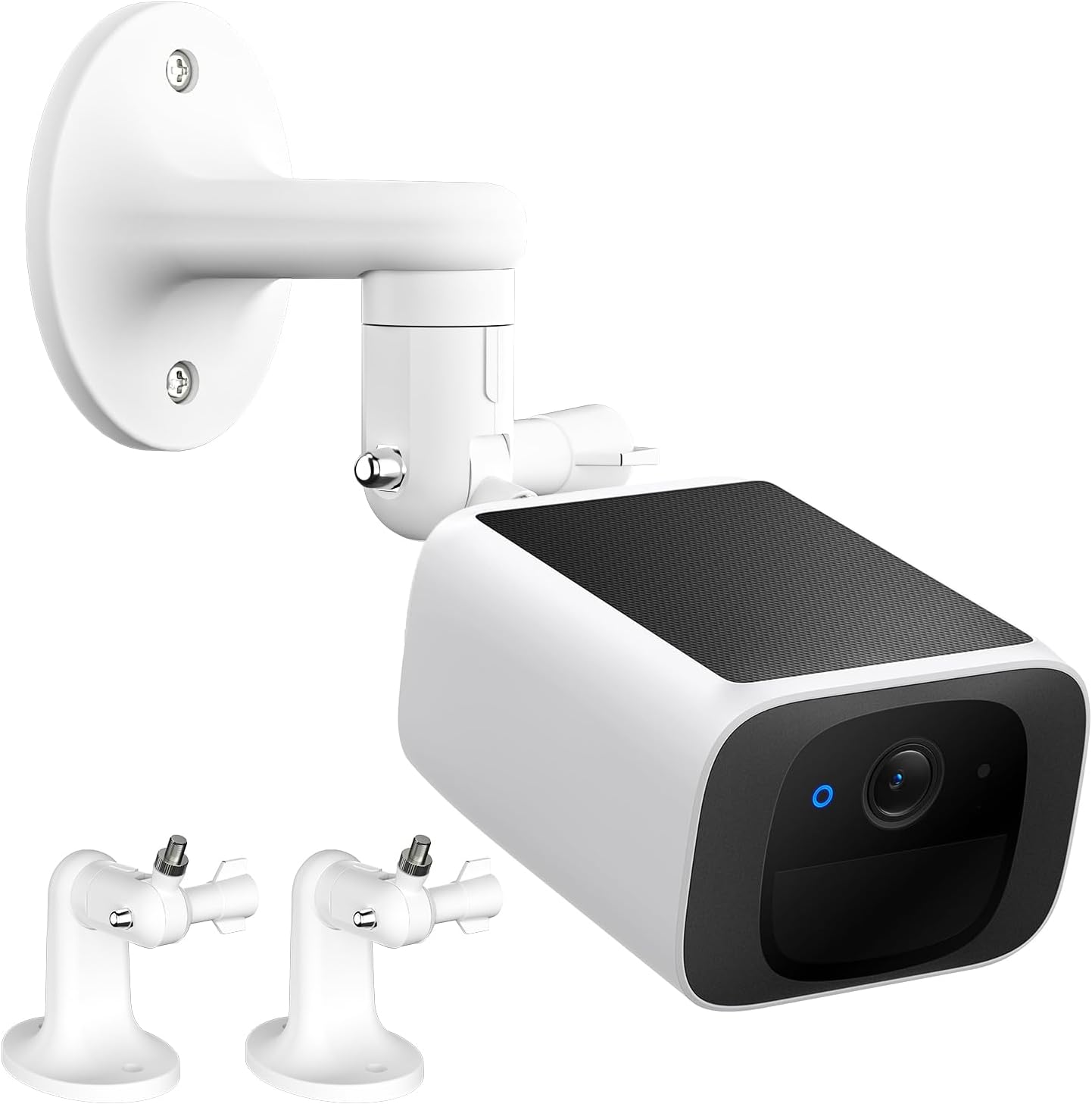 2Pack Wall Mount for eufyCam 2C/2C Pro, 2/2 Pro, 3C/S300, 3/S330SoloCam S220/C210, 360°Adjustable Security Wall Mount Bracket for eufyCam Indoor/Outdoor Use (Camera Not Included)