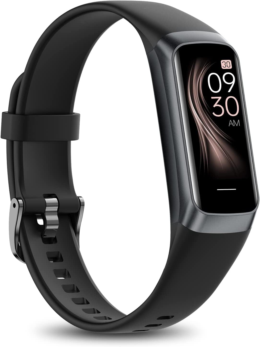 HTTWCOD Fitness Tracker for Men Women-24/7 Heart Rate, Step Counter,IP68 Waterproof Activity Tracker with 25 Sport Modes with 1.1" AMOLED Touch Color Screen with Android and iOS Phones (Black)