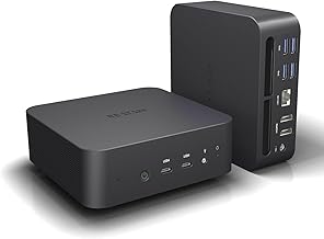 Alloy 9 Mini Gaming PC AMD Ryzen 9 7940HS 1TB SSD 32GB DDR5 5600 MHz RAM,Desktop Mini Computers Windows 11 pro,Radeon 780M Graphics,2.5Gbps LAN, HDMI 2.1, 8K USB 4.0 Wi-Fi 6E/BT5.3