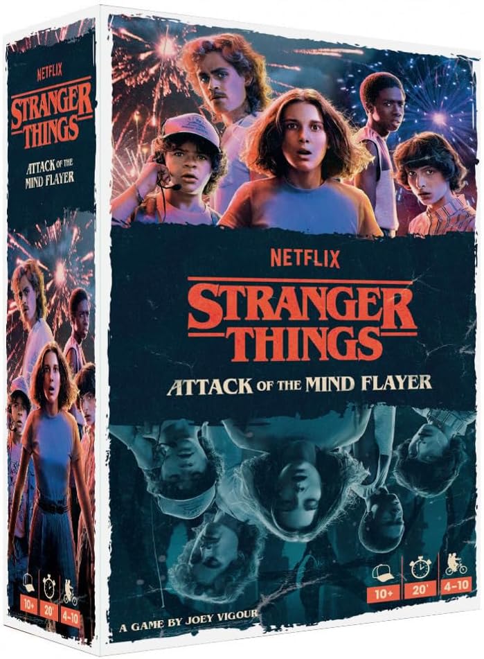Repos | Stranger Things: Attack of the Mind Flayer | Board Game | Ages 10+ | 4-10 Players | 20 Minutes Playing Time