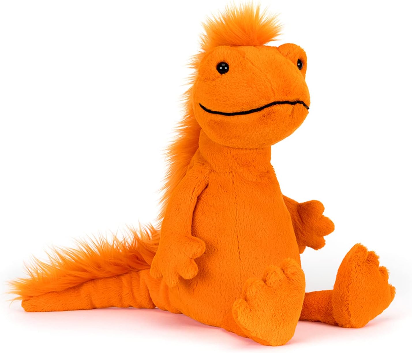 Jellycat Cruz Crested Newt Stuffed Animal, 13 inches - Amphibian Plush Toy - Classic Children's Gift