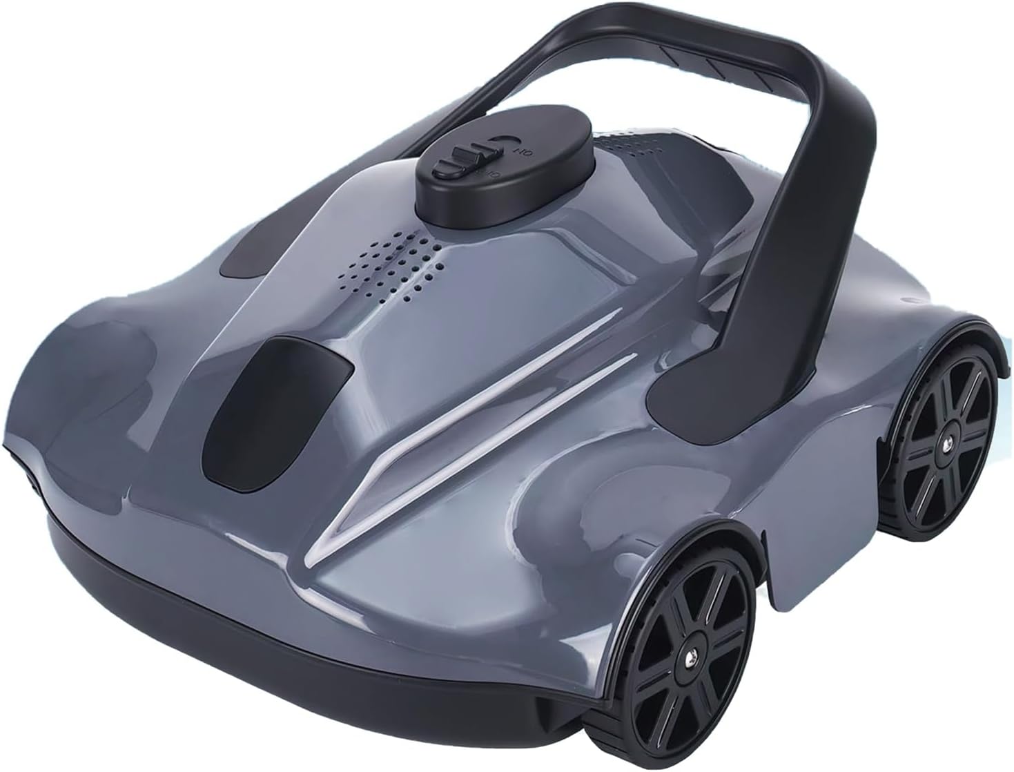 Robotic Pool Cleaner,Cordless Pool Vacuum Robot,1076 Sq.Ft Coverage with 130 Mins Runtime, Fast Charging, Powerful Suction, Self - Parking Automatic Swimming Pool Cleaning Machine