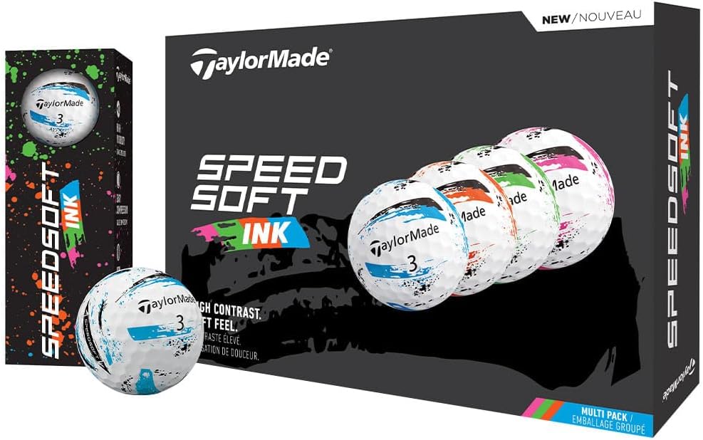 TaylorMade Golf Speed Soft Ink Golf Balls