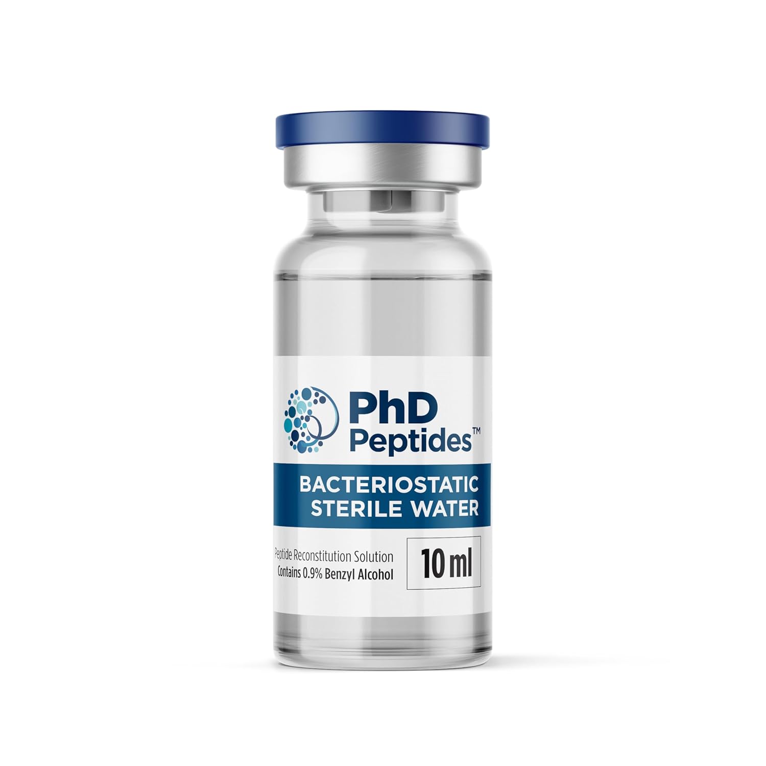 PhD Peptides Bacteriostatic Sterile Water - 10ml - Peptide Reconstitution Solution - Bac Water