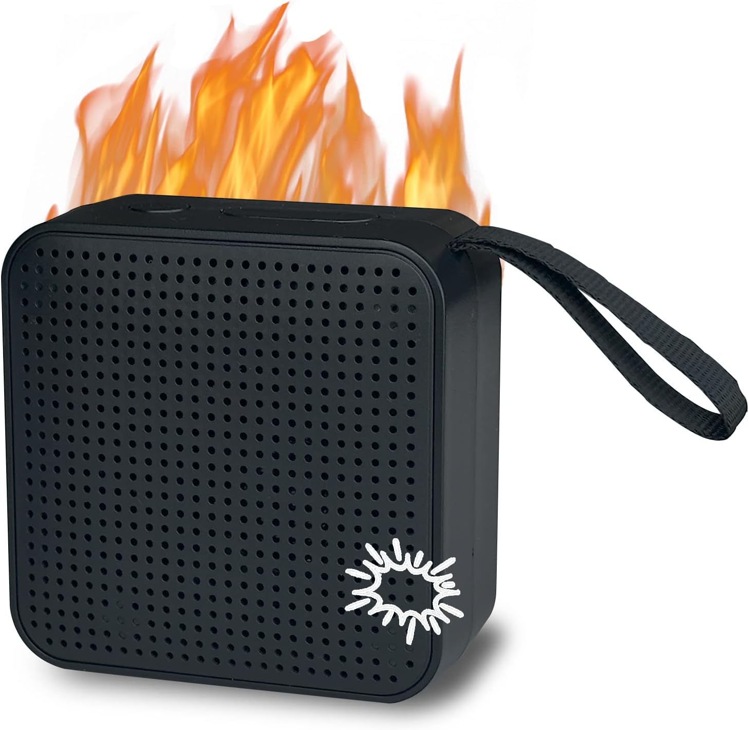 Fireplace Crackler Sound Box for Electric Fireplace, 2 in 1 Realistic Rechargeable Fire Crackling Sound Machine for Gas Fireplace, Fire Crackler Sound System, 3H Timer, Fire Noise