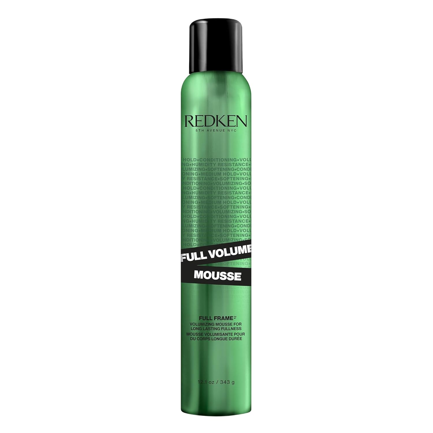 Redken Full Volume Mousse For All Hair Types - Volumizes and Moisturizes Hair, Protects Against Heat & Damage