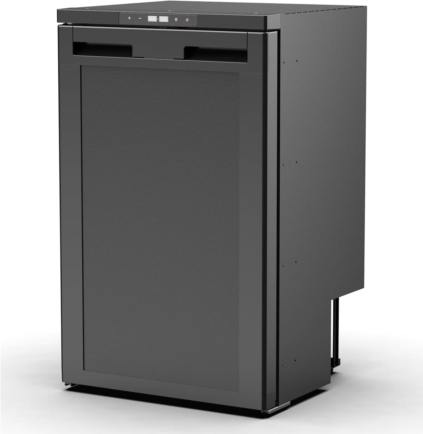 Shield Autocare Cool Mate 83L 12/24v Compressor Fridge Refrigerator Freezer in Black Digital Display for Camper Van Motorhome RV Caravan (Black)