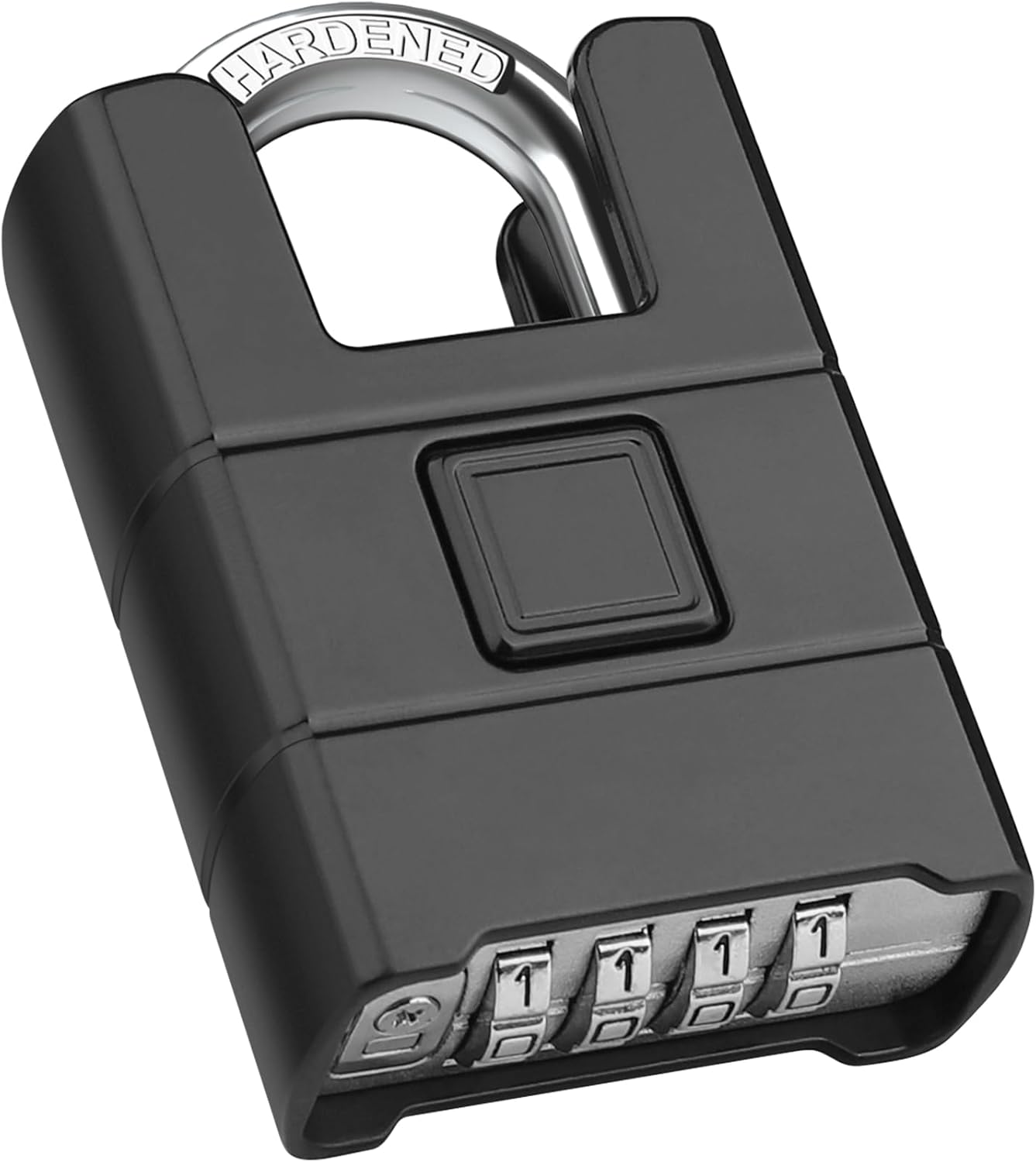 Diyife Large Heavy Duty Combination Padlock Outdoor, [Anti-Cutting] [Waterproof] 54mm 4-Digit Padlocks with Code, High Security Padlock with 8mm Shackle for Gate, Shed, Fence, School, Gym, Garage