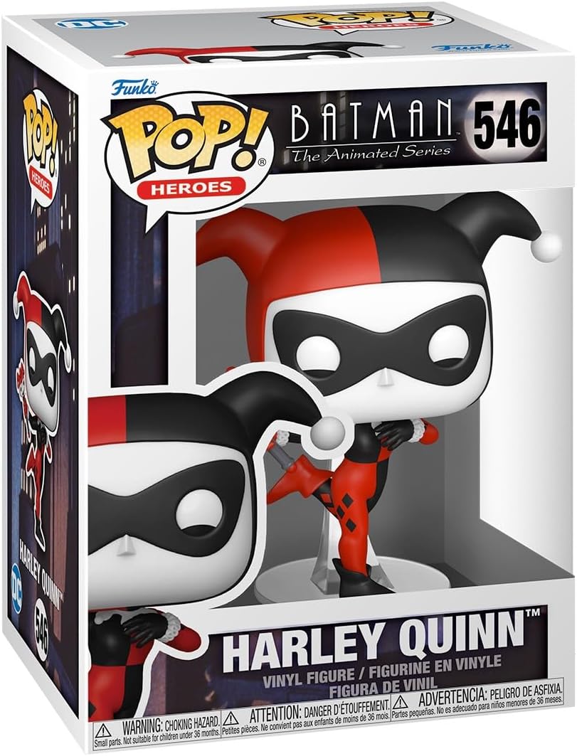 Funko Pop! Animation: BTAS - Harley Quinn - Animated Batman - Vinyl Collectible Figure - Gift Idea - Official Merchandise - Toy for Children and Adults - TV Fans - Model Figure for Collectors