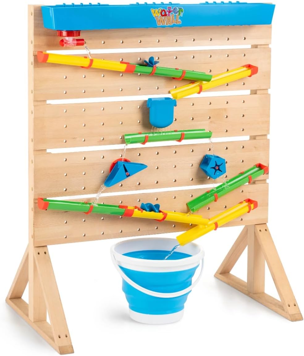 Toyrific Playhouse Waterwall, Kids Educational Toy for Boys and Girls, Children's Playset for Hand Eye Coordination and Fun, Ages 3+
