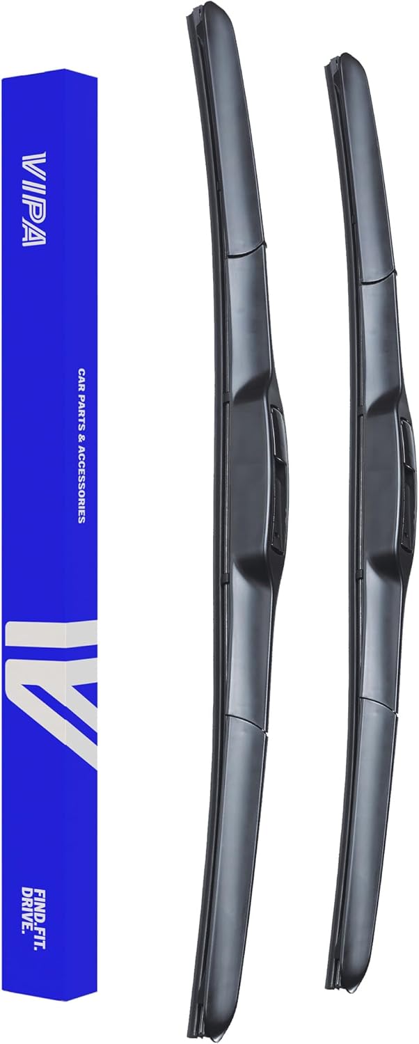 Vipa Car Parts Premium Wiper Blade Kit | Fits: MAZDA 6 Saloon (Dec 2012 Onwards) | All-Weather Performance | Durable, Streak-Free Windshield Wipers | Easy Installation