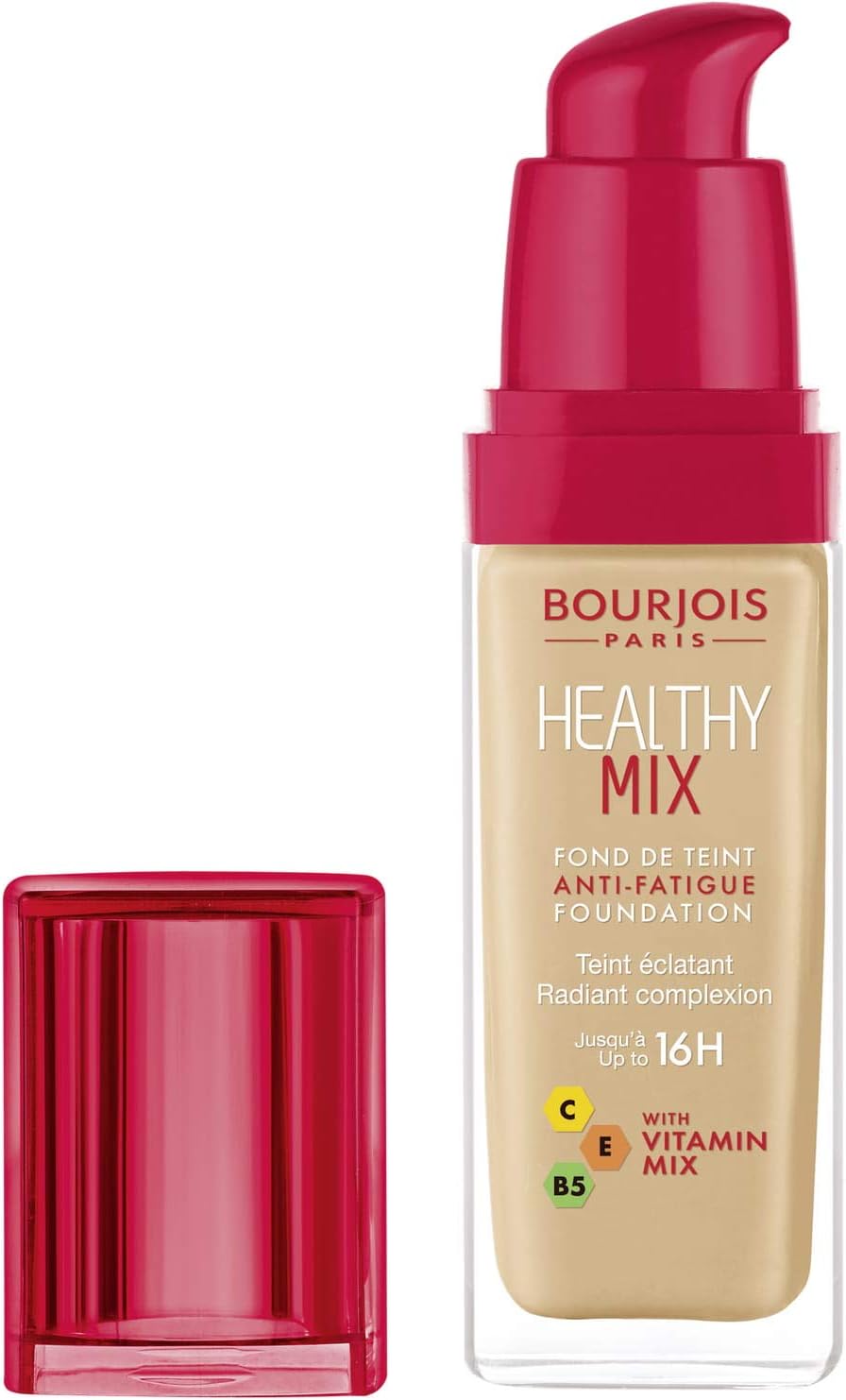 Bourjois Healthy Mix Anti-Fatigue Medium Coverage Liquid Foundation 54 Beige, 30ml