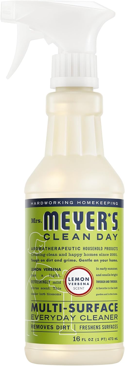 MRS. MEYER'S CLEAN DAY Multi-Surface Cleaner, Lemon Verbena, 16 fl oz