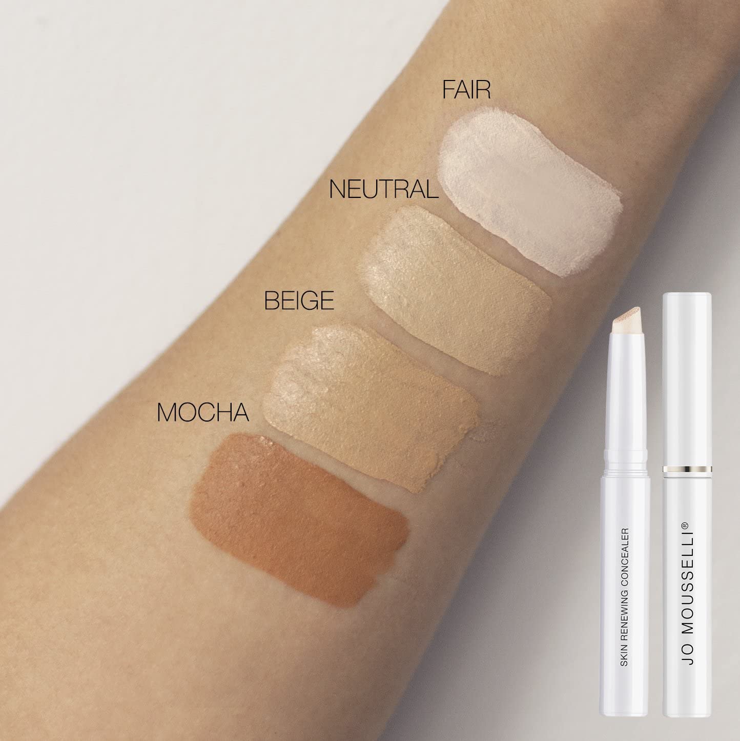 Xtreme Lashes Skin Renewing Concealer Collection, Smooth, Plump, Firm, Hydrate, Brighten, Highlight, Contour, 4 Full Size Concealers