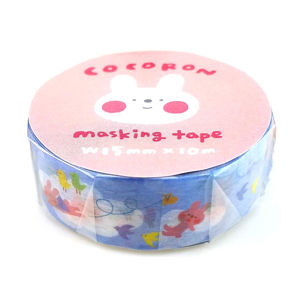 Japanese Washi Masking Paper Tape/Hirono Kaneko/Cony/Cats/Magic/Hide and Seek (Cony)