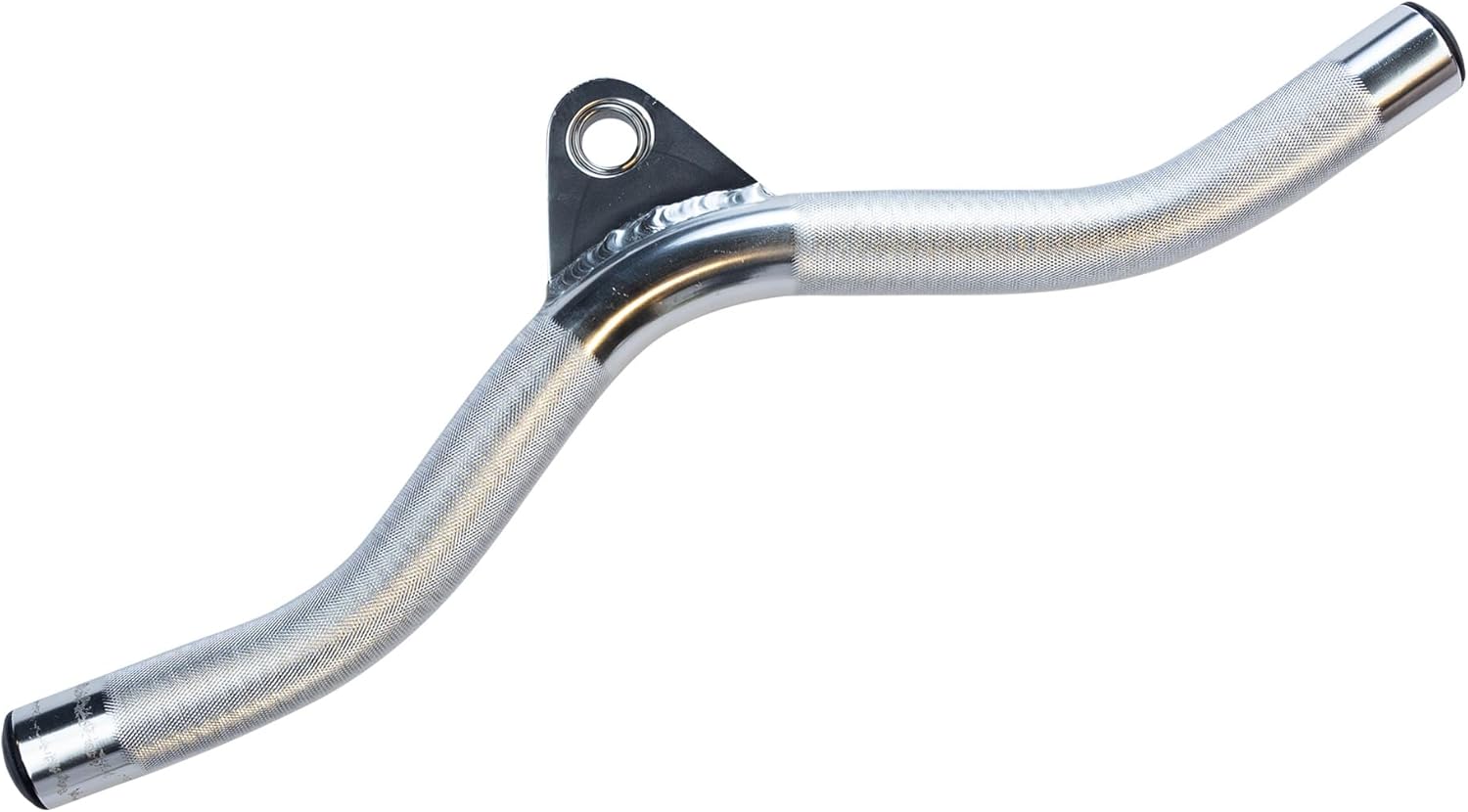 Body-Solid Tools (MB504A) Aluminum Tricep/Curl Bar Attachment for Cable & Pulley Machines, LAT Pull Down Curl Bar Attachments for Commercial and Home Gym Machine, Pulldown Curling Bar Accessories