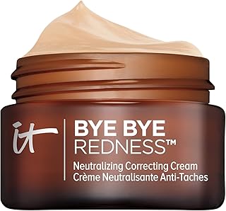 IT Cosmetics Bye Bye Redness - Neutralizing Color-Correcting Cream - Reduces Redness - Long-Wearing Coverage - With Hydrolyzed Collagen - 0.37 fl oz