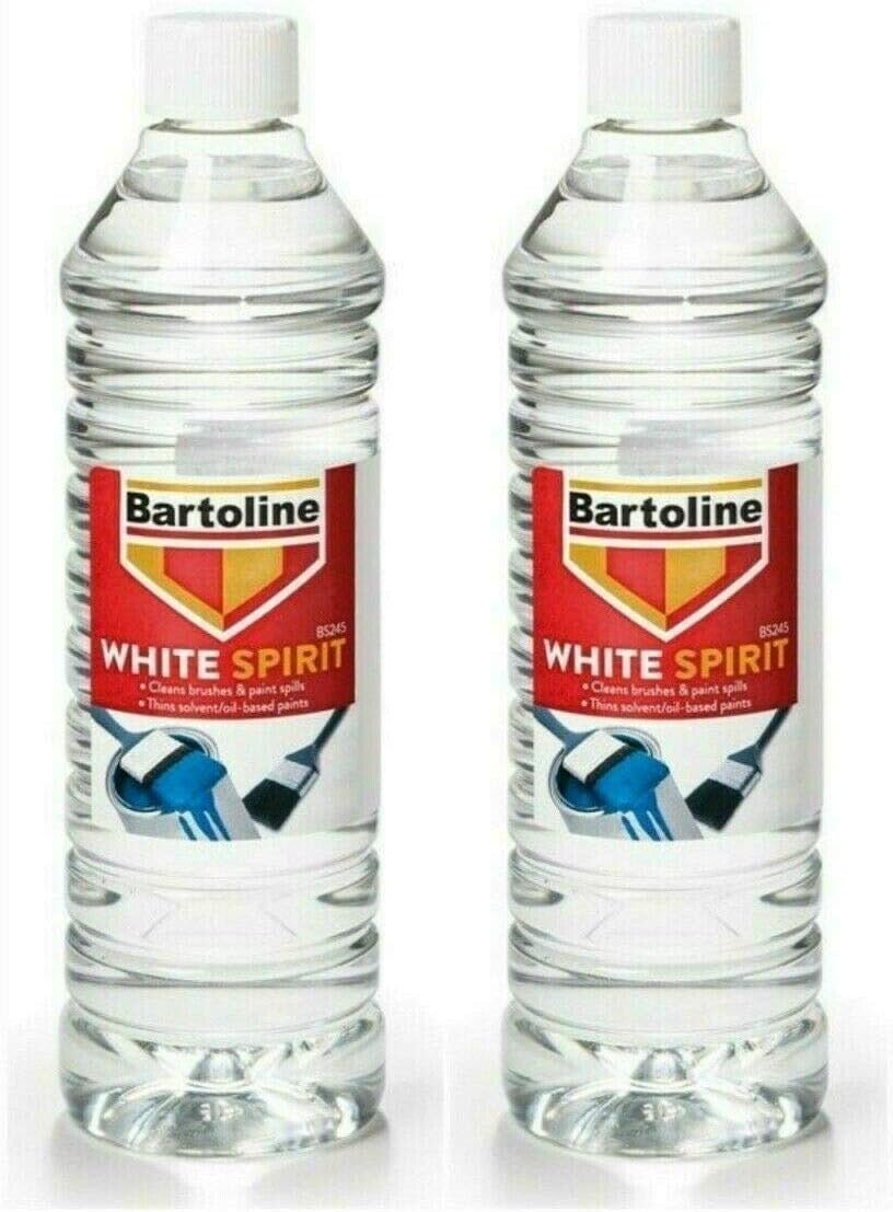 2 PCS BARTOLINE White Spirit Cleans Brushes and Thin Solvent/Oil Based Paints