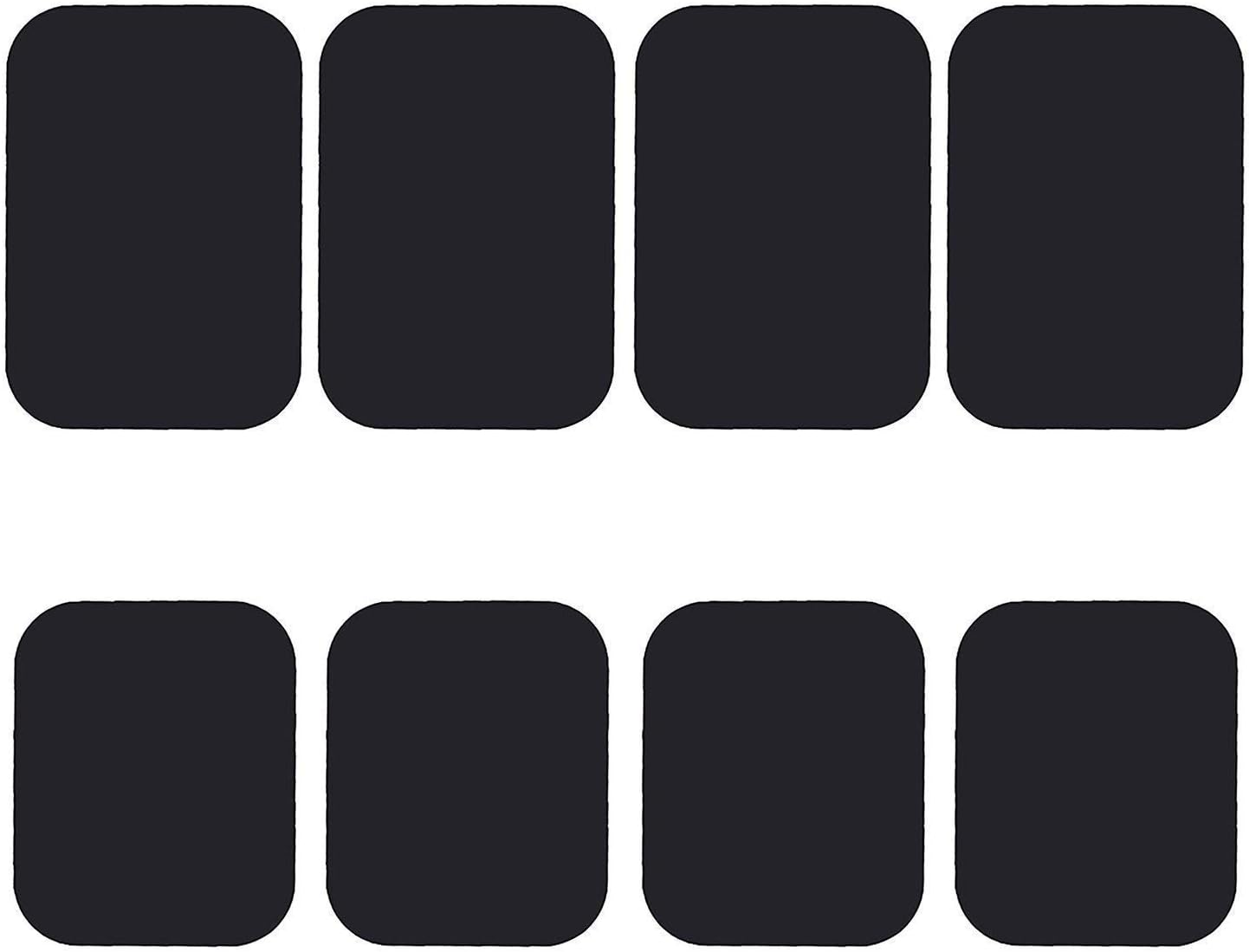 Mount Metal Plate, Best Tek Phone Magnet Sticker, Metal Plate for Magnetic Mount 8 Pack