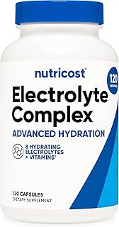 Nutricost Electrolyte Complex (Advanced Hydration with Real Salt®) 120 Capsules - 8 Hydrating Electrolytes & Vitamins, Gluten Free, Non-GMO, Vegetarian