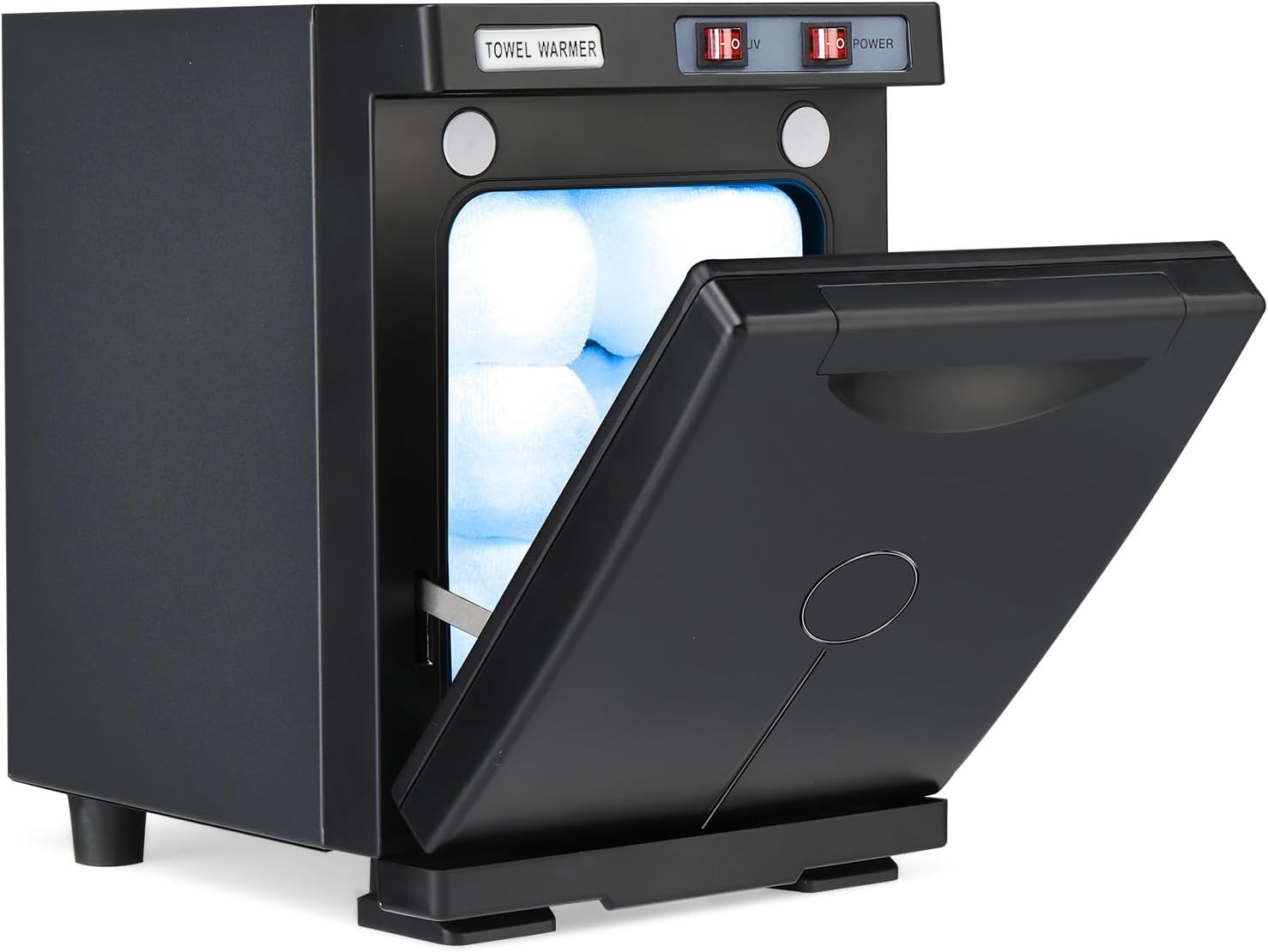 Bonnlo Professional Hot Towel Warmer Cabinet, 5L Large Towel Heater for Facial Spa, Hair Beauty, Massage, Salon Equipment and Home (Black, 5L)