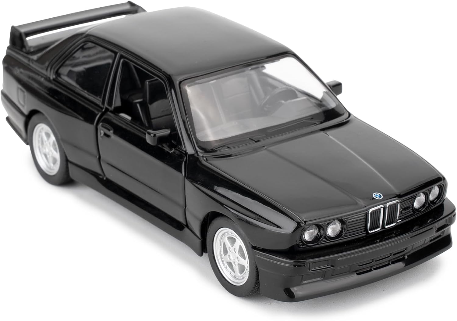imtfzct Diecast Alloy Toy Car, 1/36 Scale 1987 BMW M3 Model Car, Toy with Pullback Function, Decorative Model for Collection, Gift for Boys and Girls (Black)