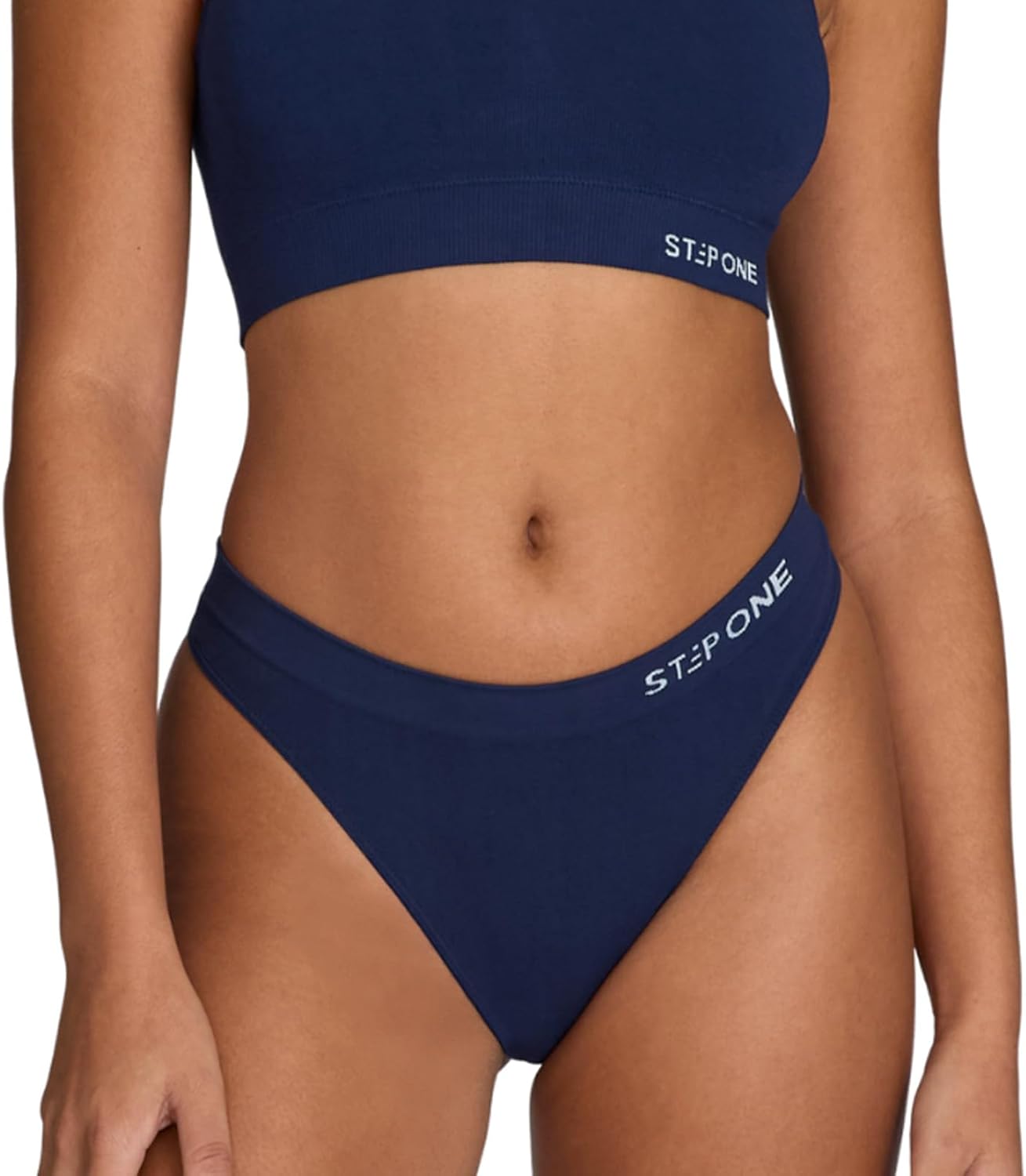 STEP ONE SmoothFit Seamless Thong for Women. Ultra-Soft, Breathable Bamboo Moisture Wicking Underwear Women, No VPL, Hypoallergenic, Everyday Comfort Thong