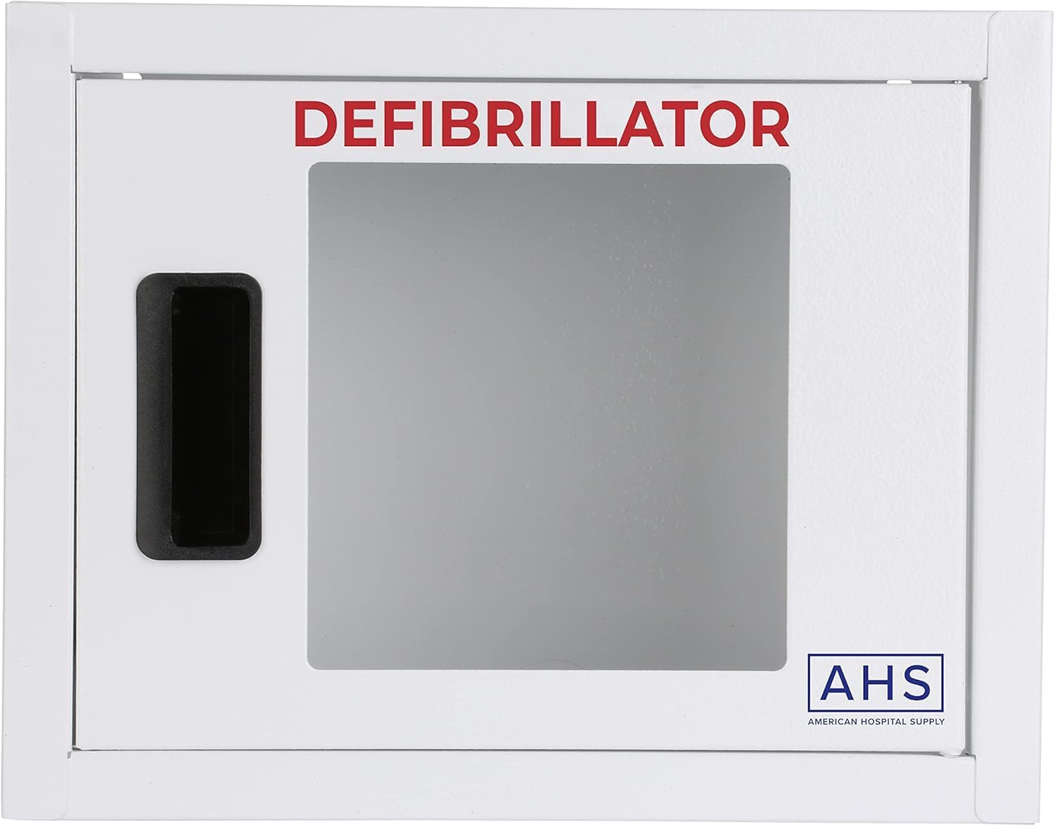 AMERICAN HOSPITAL SUPPLY AED Cabinet | AED Defibrillator Wall Mounted Storage Cabinet Non Alarmed White | Small Fits Phillips/Heartsine/Defibtech
