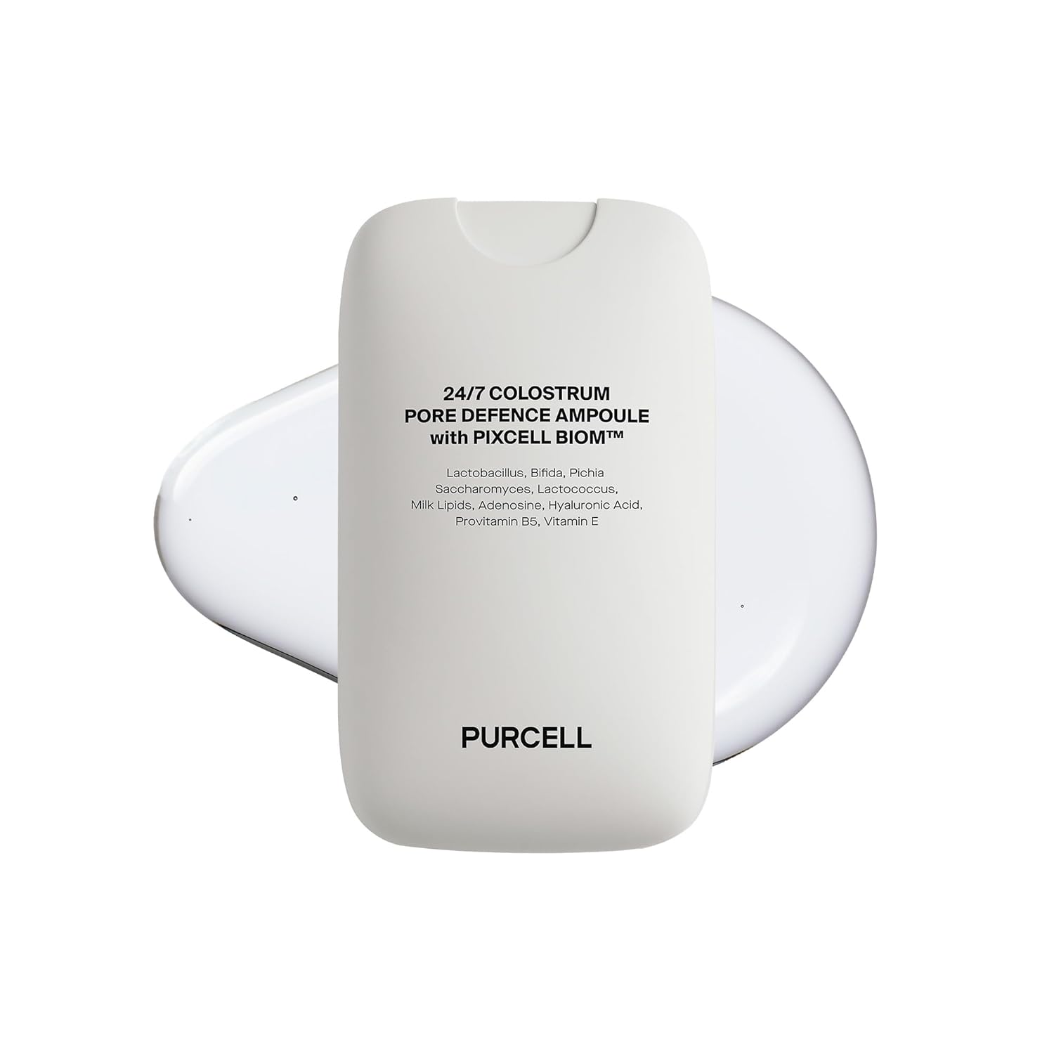 PURCELL 24/7 Colostrum Facial Serum Spray(White) - Ampoule Mist for Glass skin with Long Hydration, Poreless Smooth Skin, Before & After Makeup, Hyaluronic Acid, For All Skin types, 1.85 fl oz