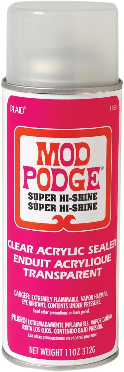 Mod Podge Acrylic Sealer (11-Ounce), 1450 Super Gloss