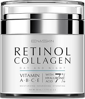 EnaSkin Retinol Cream for Wrinkles: Face Collagen Cream for Tightening Skin - Anti Aging Facial Moisturizer Day and Night for Women and Men 1.7 Fl OZ