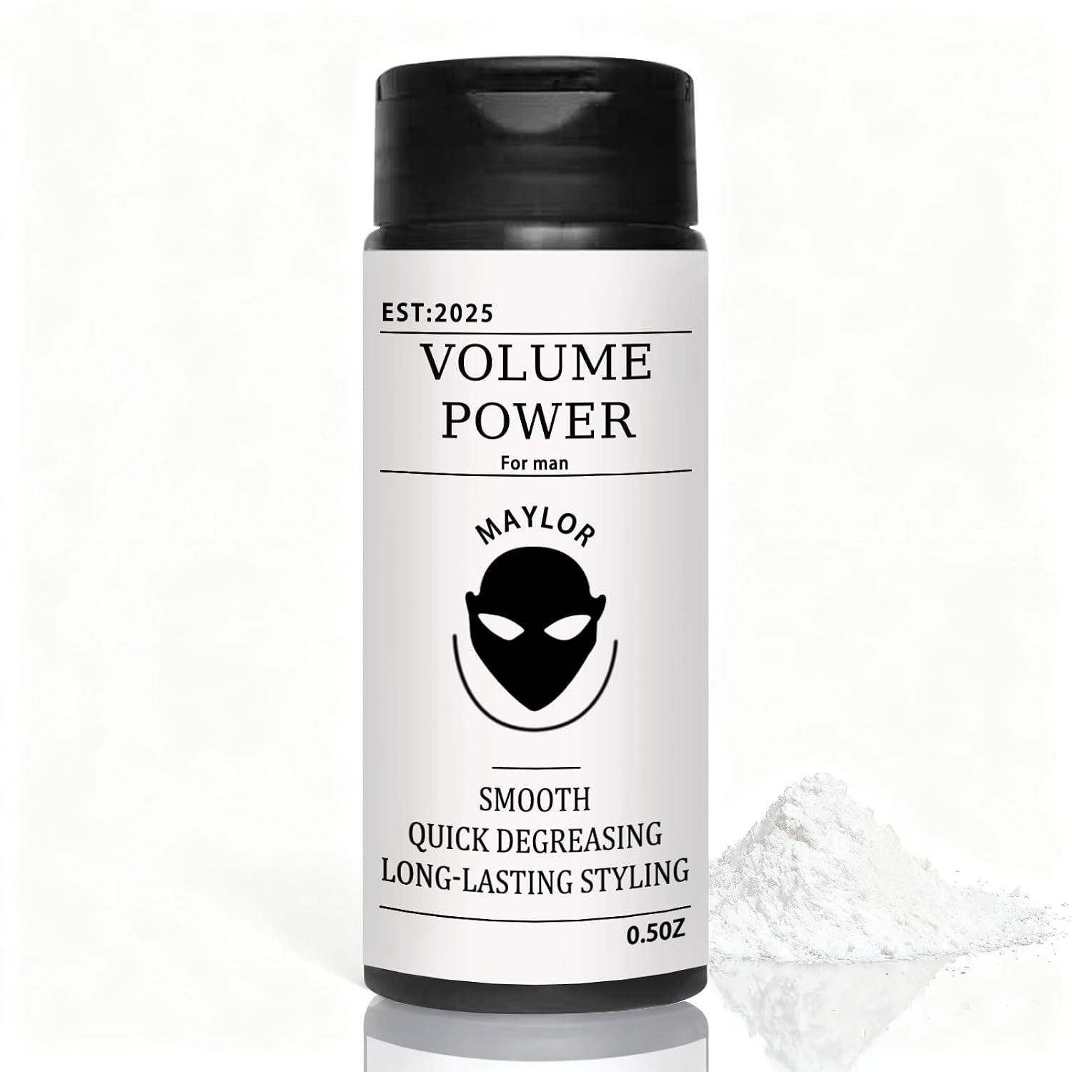 Men's Textured Setting Powder, Instant Hair Thickener & Matte Finish, 0.5 oz