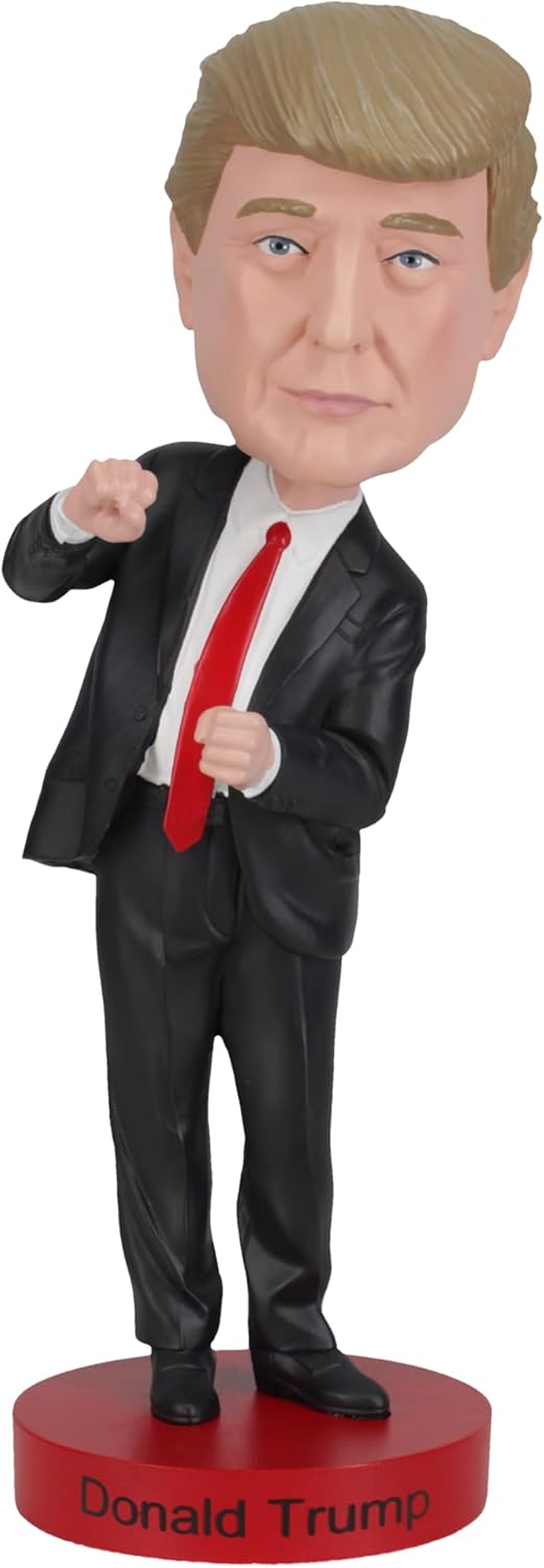 Royal Bobbles Donald Trump Dance Collectible Bobblehead Statue – 45th & 47th President of The United States – Knuckleheads Political Satire Collection – 8 Inches Tall