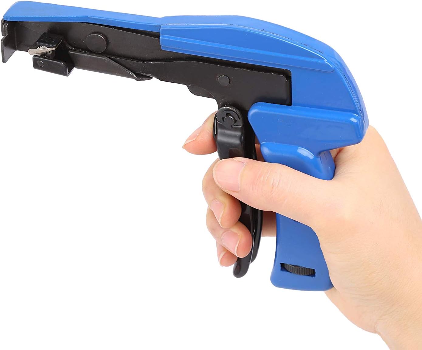 Cable Tie Gun, Fastening Cable Tie Tool, Zip Tie Gun Tension Fastening Tool 1 Motion Tie & Cut Off Cable Ties, Cable Tie Gun for Nylon Cable Tie
