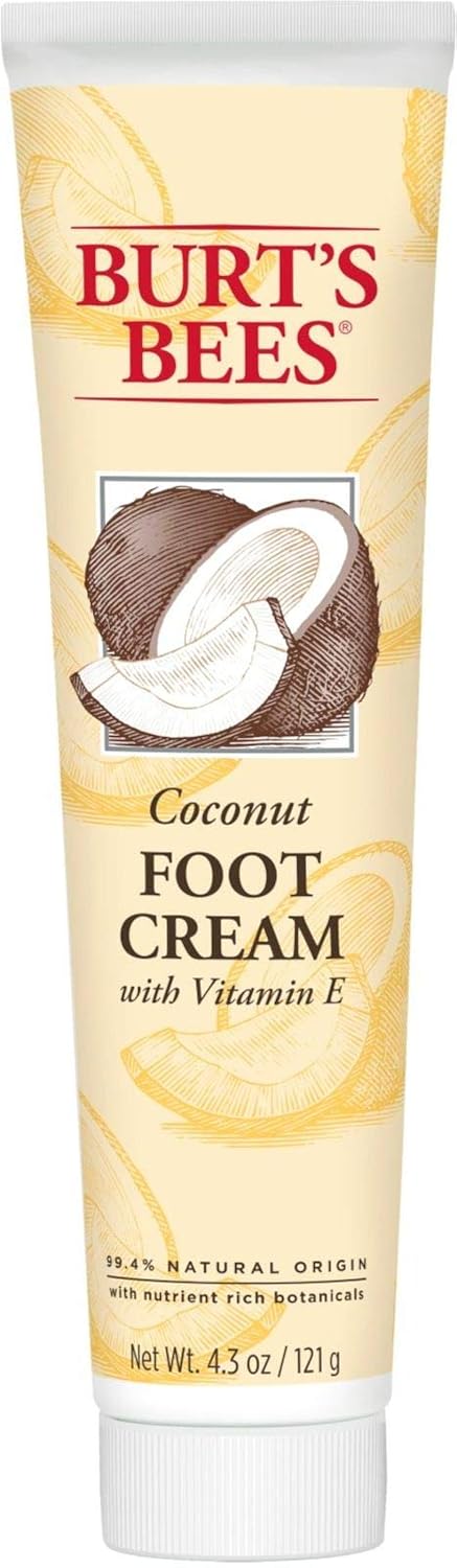 Burt's Bees Coconut Oil Foot Cream, Package May Vary, 4.3 Oz